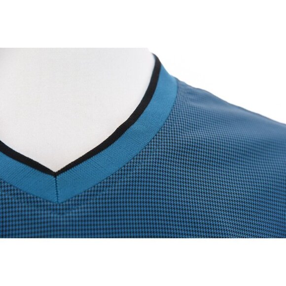 Pro Tour CoolPlay Golf Houndstooth Pullover Windbreaker Jacket Blue Mens Sz L - Picture 4 of 9